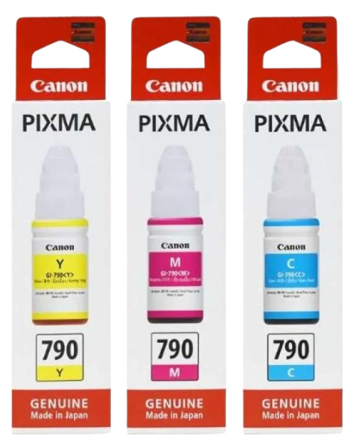 Tinta Printer Canon GI790 C (Cyan) M (Magenta) Y (Yellow) 70ml