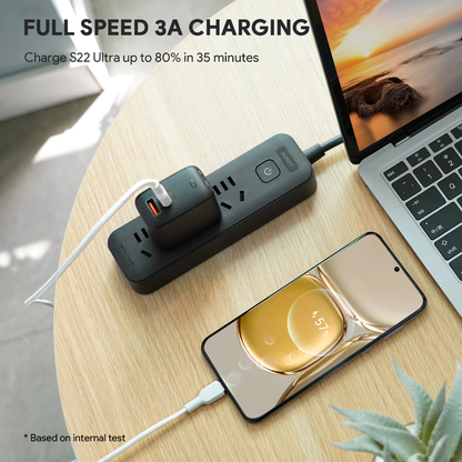 AUKEY Kabel Charger CB-NCC2 USB-C ke USB-C 60W Nilon 1,8m - Gambar 2