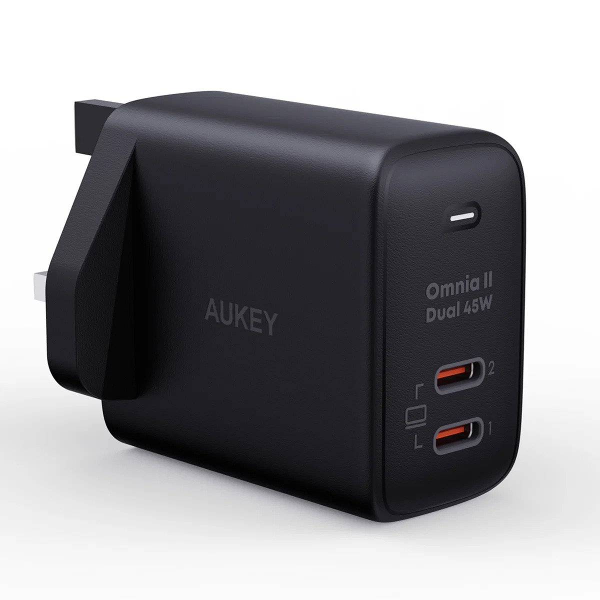 AUKEY PA-B4T Omnia II 45W Charger Teknologi GaN, Fast Charging USB-C - Gambar 3