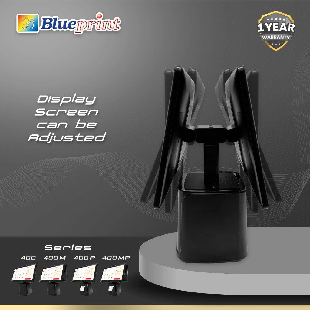 BLUEPRINT Mesin Kasir All in One / TPOS 400MP - Android | Touch Screen 15.6" | 4GB/64GB - Gambar 9