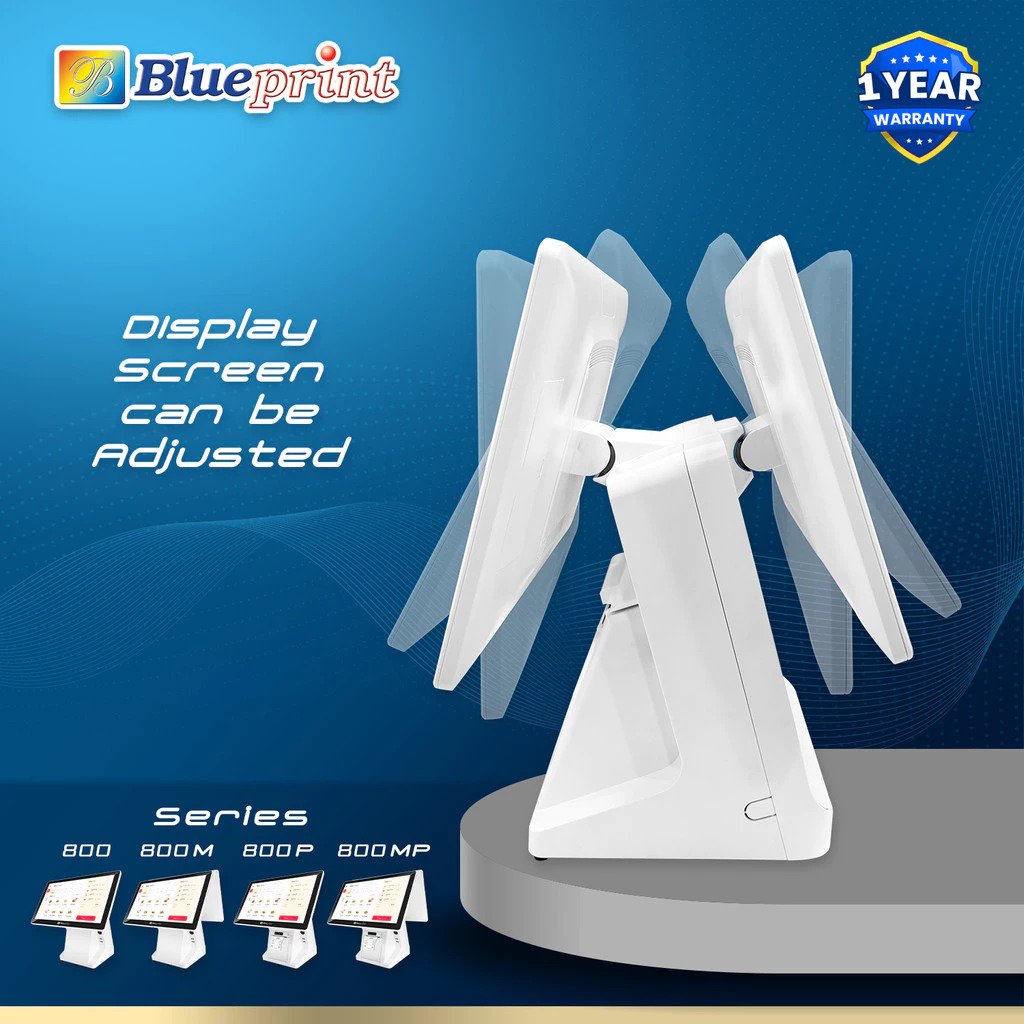 BLUEPRINT Mesin Kasir All In One TPOS 800 Windows BLUEPRINT - Gambar 7